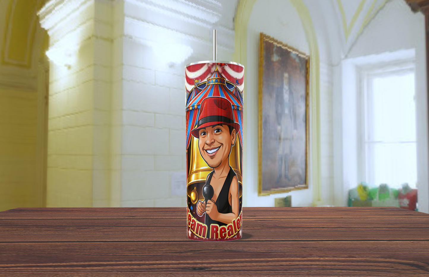 Dream Realer Circus Tumbler – 20oz Skinny Tumbler