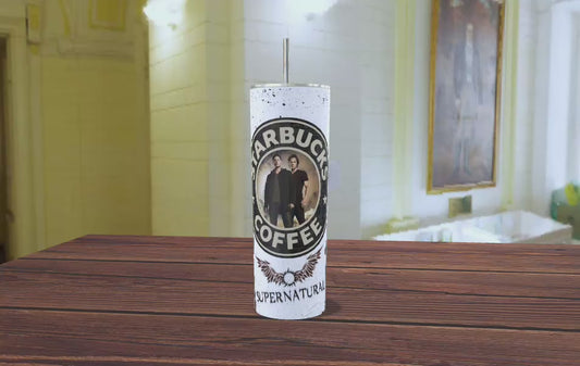 Vaso Térmico "Supernatural" Estilo Starbucks – Edición Winchester