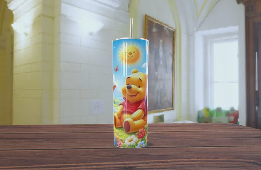 Tumbler con imagen de Winnie the pooh