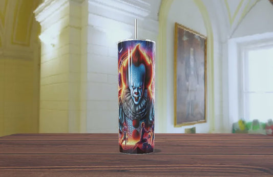 Tumbler Pennywise vs Avengers - Horror x Marvel Crossover 20oz