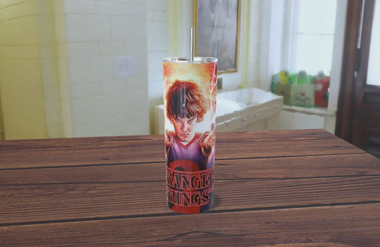 Stranger Things Eleven Powers Skinny Tumbler 20oz
