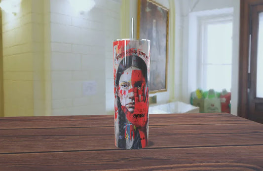 MMIW Indigenous Awareness Skinny Tumbler 20oz