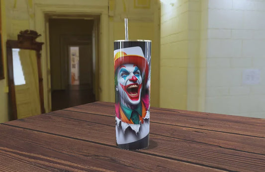 Tumbler de 20 OZ con imagen del Joker